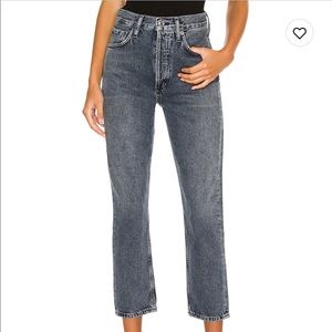 Agolde Riley high rise crop